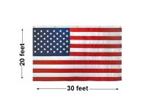 20'x30' U.S. Nylon Horizontal Banner
